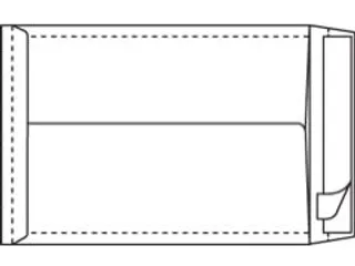 Akte Envelop H-Bodem Tyvek 250x353x38mm Wit zelfklevend 100 Stuks - 2