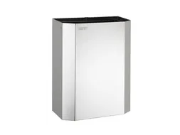 Afvalbak RVS Hoogglans 25 Liter Open