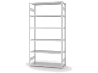magazijnstelling,grondveld,HxBxD 2500x1360x535mm,vakl. 185kg - 2