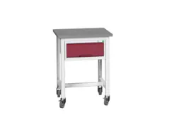 werkbank,verrijdbaar,HxBxD 930x700x600mm,linoleumblad