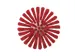 Brosse cylindrique 5380-175-4 rouge médium Ø 175mm