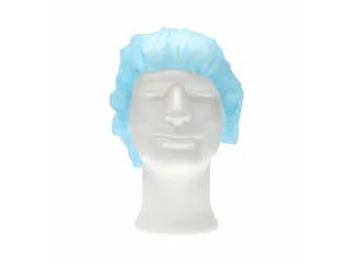 PP non woven haarnet Blauw 58cm bouffant cap maat XL 10x100 Stuks - 1