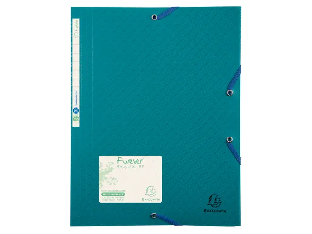 Elastomap 3 kleppen polypropyleen 7/10de Forever PP - A4-Geassorteerd