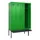 locker met bank,HxBxD 2120x1200x815mm,4vak,vak B 300mm,draaigrendel