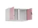 opzetkast,v. locker voor scheiding van kleding,2vak.,vak B 400mm