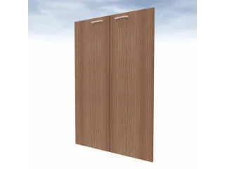 dubbele vleugeldeur,v. scheidingswand,3ordnerhoogte,HxB 1280x860mm - 2