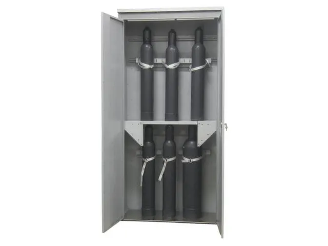 inhanglegbord,v. gasflessenkast,v. kast BxD 700x400mm,staal,RAL7035