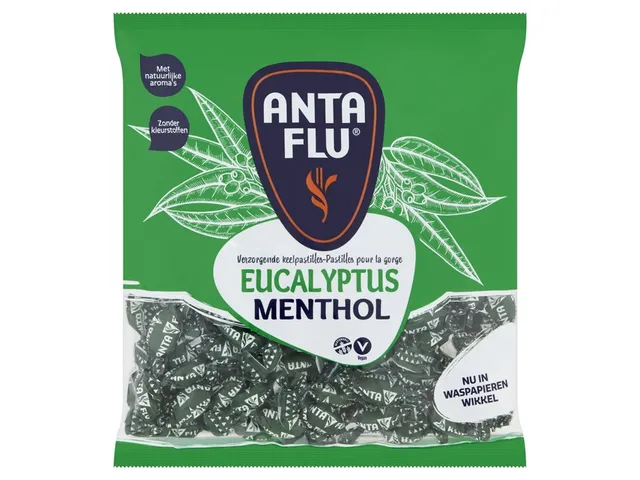 Anta Flu Keelpastilles eucalyptus zak 1 KG Groen