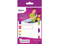 Lamineer Etiket Fluo Assorti 24 stuks