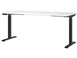 Elektrisch ihv bureau,HxBxD 720-1200x1800x800mm,blad wit