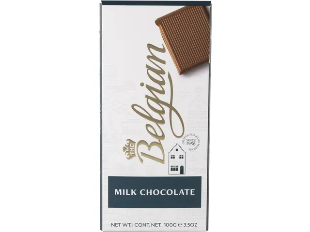 Chocolade The Belgian melk reep 100 gram