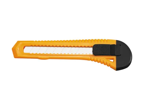 Cutter Westcott Office 18mm fermeture coulissante orange