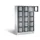 Lockerkast 1800x1200x500mm 3x5 vakken Cilinderslot, Sokkel, RAL7021