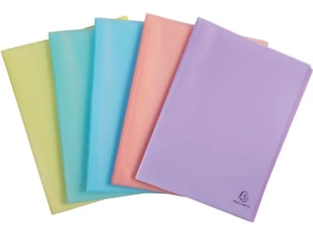 protège-documents Chromaline, 40 pochettes, couleurs pastel assorties