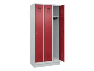 locker,HxBxD 1950x900x500mm,3vak,vak B 300mm,cil.-slot,sokkel - 2