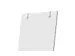 Chevalet mobile Nobo en verre blanc brillant 70x100cm