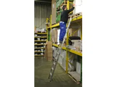 Stellingladder Aluminium 2Haken 8Treden Boom L 2 20M