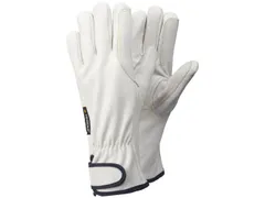 Tegera 88800 hittebestendige lederen handschoenen, wit, maat 9