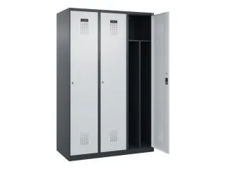 locker voor scheiding van kleding,HxBxD 1850x1200x500mm,3vak - 1