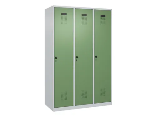 locker,HxBxD 1850x1200x500mm,3vak,vak B 400mm,draaigrendel