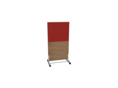 scheidingswand,HxB 1545x800mm,NT-cherry,BN4011-rood