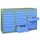 ladekast HxBxD 900x1500x500mm 21laden RAL7035 front RAL6011