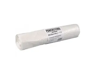 Afvalzak Powersterko Recycled 65/28x140cm Transparant T20, rolx10st - 1