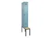locker met bank,voor scheiding van kleding,HxBxD 2120x300x815mm,1vak