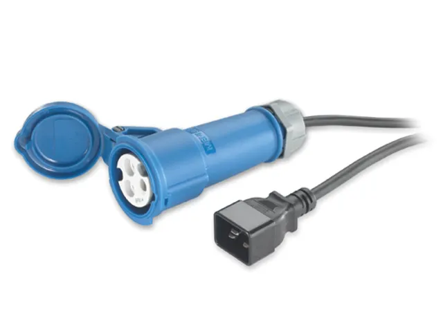 Power Cord, 16A, 230V, C20 to IEC 309F