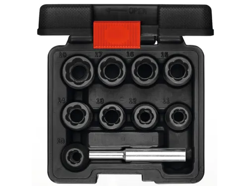 GEDORE R68003010 Spiraal frees 1/2 inch 10-19mm 10-delig