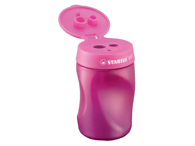 Puntenslijper STABILO Easy 4501 3 in 1 linkshandig roze