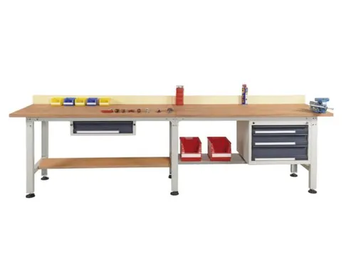 Werktafel Basis Lxbxh 1750X750X835Mm Melaminehars Werkblad 25Mm