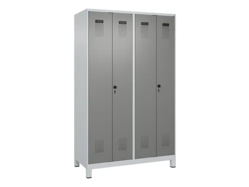 locker voor scheiding van kleding,HxBxD 1950x1200x500mm,4vak