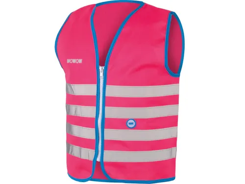 Fun Jacket Reflecterend Fluohesje Kind Roze Medium