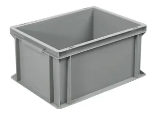Euronorm Stapelkrat Pe 220x400x300mm 20liter Grijs