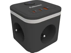 contactdoos Power Cube zwart voor België