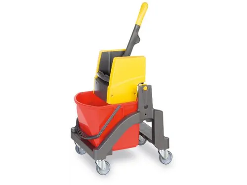 Dweilwagen met kunststof emmer 1x17 liter<
