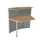 Balieprogramma Genua Aanbouwelement Staal 1150x1180x700mm 45°