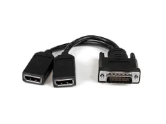 20 cm LFH 59 mannelijke naar dubbele vrouwelijke DisplayPort DMS 59 ka