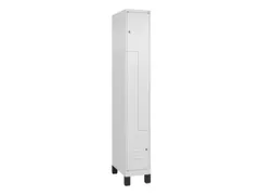 Z-garderobekast,HxBxD 1950x300x500mm,vak B 150/300mm,cil.-slot,voeten