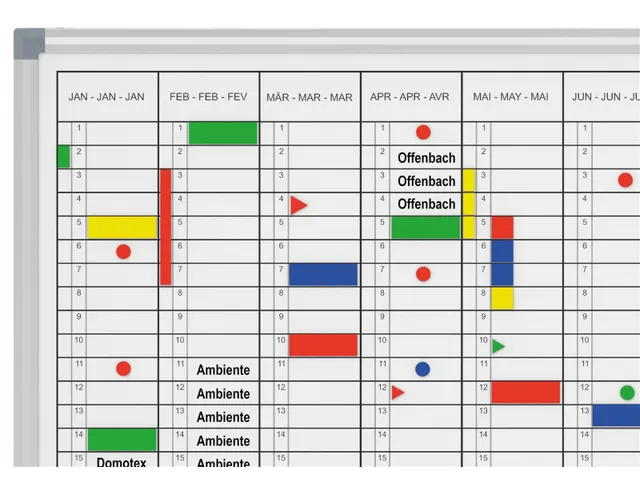 Jaarplanner MAULstandard Whiteboard 60x90cm