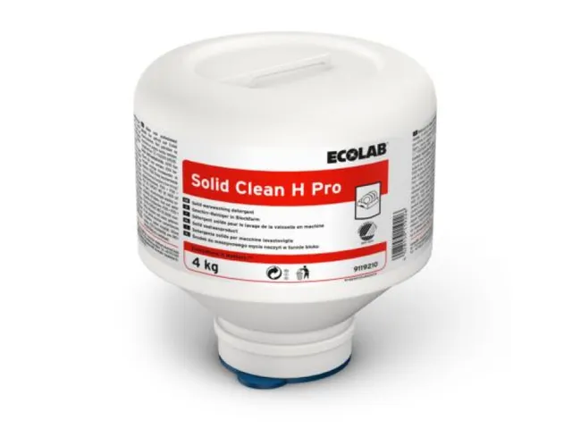 Solid Clean H Vaatwasmiddel doos 4x4kg