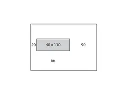 Envelop EA5 156x220mm Venster Links Strip Naturel wit houtvrij ECF