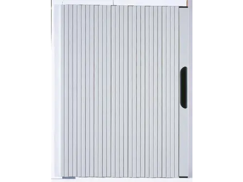 jaloeziedeurkast,HxBxD 695x1200x420mm,1xStalen bodem,rolluik RAL7021