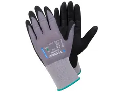 Tegera 728 precisiehandschoenen grijs/zwart maat 11 12 paar