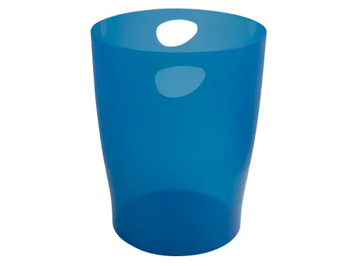 ECOBIN Papiermand 15 Liter Blauw Transparant