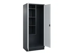 schoonmaakkast,HxBxD 1950x800x500mm,links 4vakken