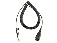 Jabra QD naar RJ10 (gekruld) QD Aansluitkabel