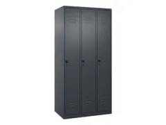 locker,HxBxD 1850x900x500mm,3vak,vak B 300mm,draaigrendel