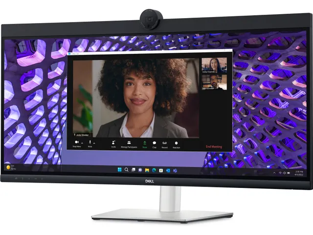 Dell Monitor 34 Inch Curved Video Conferencing Monitor P3424WEB